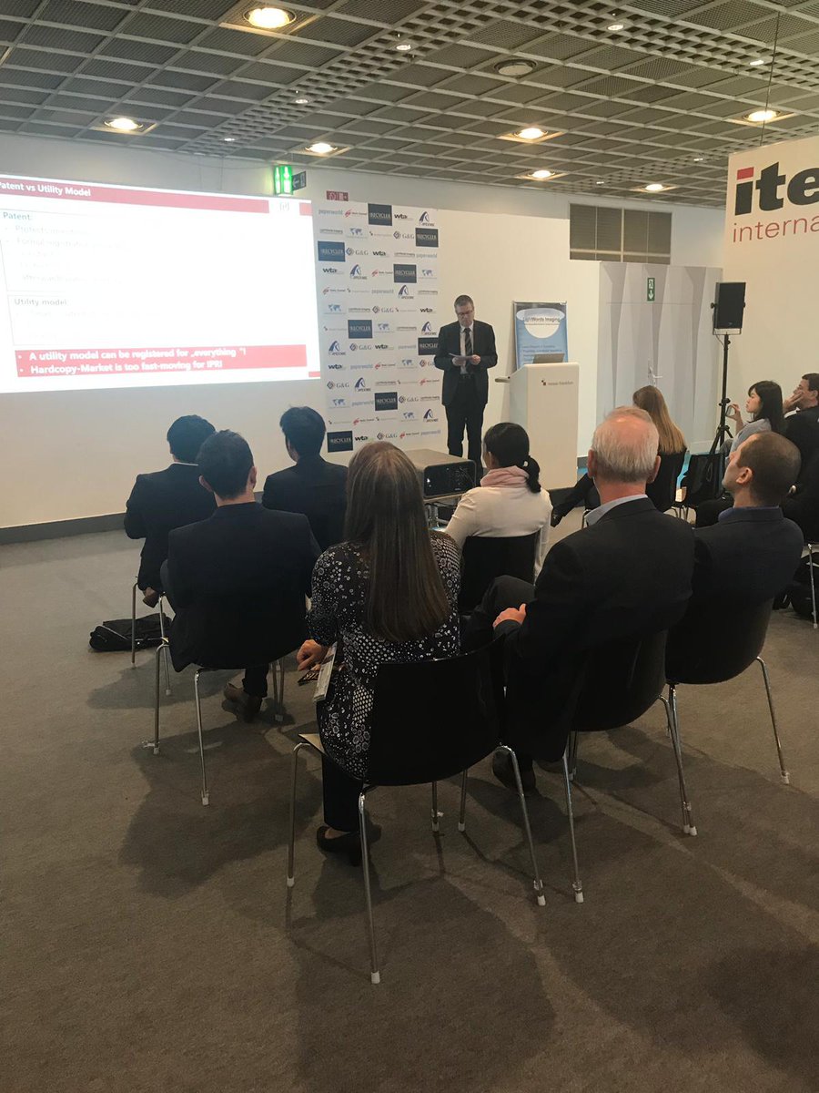 PRPSolutions1's tweet image. We&apos;re underway with this vital presentation for everyone concerned with #IPSafety in #printerconsumables @Paperworld_Fair - delivered by PRP Solutions&apos; Joachim Kretschmer.