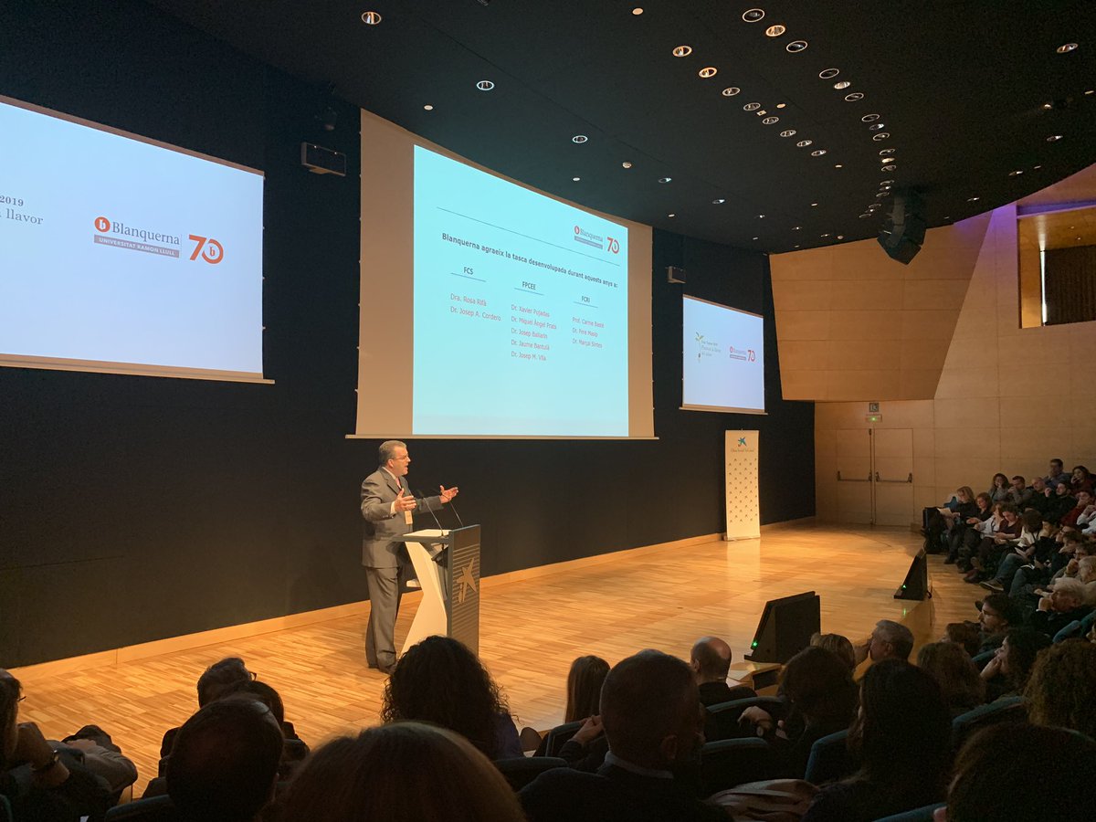 maprats's tweet image. Avui, Jornada de Sant Tomàs a @Blanquerna @BlanquernaFPCEE @uramonllull @GRecerca_PSITIC #OrgullBlanquerna i tenim en @TomasMolinaB com a conferenciant!