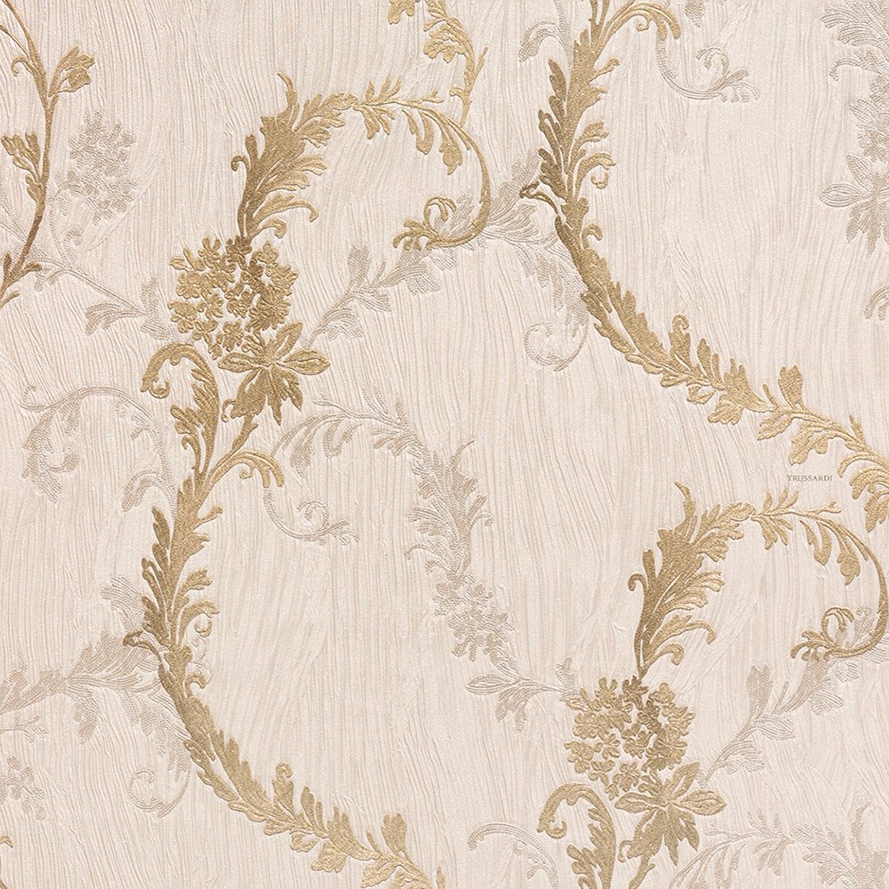 #Zambaiti Trussardi 2 55-серия (Италия) - oboiteka.ru/zambaiti/truss… #купить_обои с крупными, фактурными растительными узорами