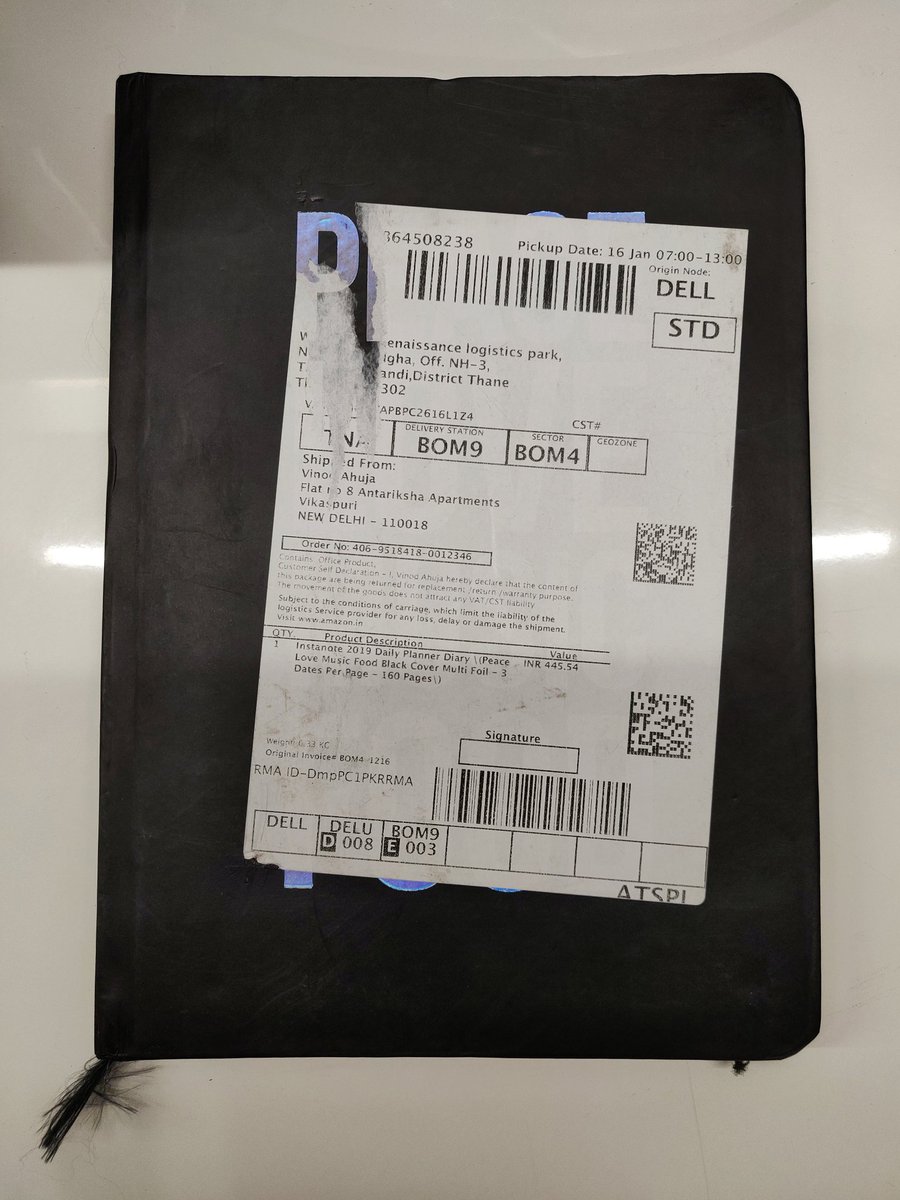 InstaNoteHQ's tweet photo. @JeffBezos Would you like to have a 6*4"  Address label fixed on your forehead!? If no, then definitely we are on the same page. We too don't appreciate defaced products returned with Shipper Label affixed on them
RefundNow #hearusamazon @CCI_India @dippgoi @FEcoms_India @AIOVA3 https://t.co/wMlZg0fAct