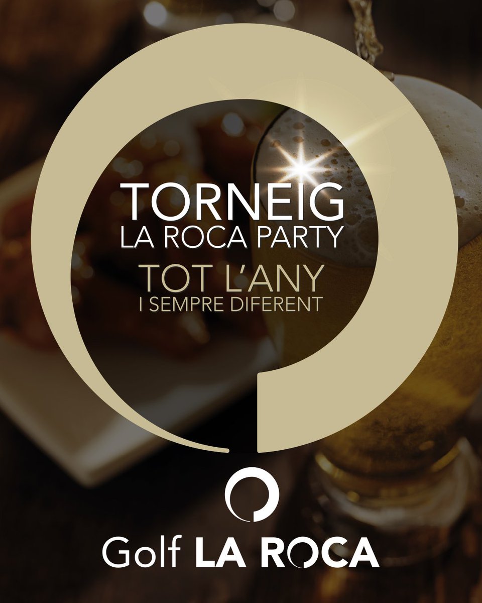 Ja tenim aquí La Roca Party! 📣 El gran torneig del #GolfLaRoca amb catering de productes gourmet, zona Chill Out, entrega de premis, sorteig de regals... I molt més! 😄 Us esperem aquest dissabte 2 de febrer! 👏 bit.ly/2B9SPi7 #golf #golfbarcelona #lovegolf #teamgolf