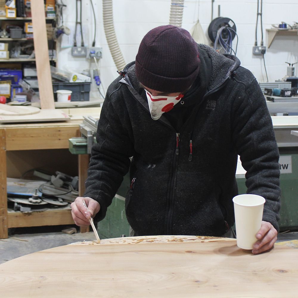 johnson_bespoke's tweet image. Ben has a wealth of knowledge when it comes to wood. With a background in first fix carpentry, he has been honing his skills in the workshop as an accomplished and competent joiner.

//No1 TOOL:: Palm-router

//SUPER SKILL: Making jigs
.
.
.
#staffintro #johnsonbespoke