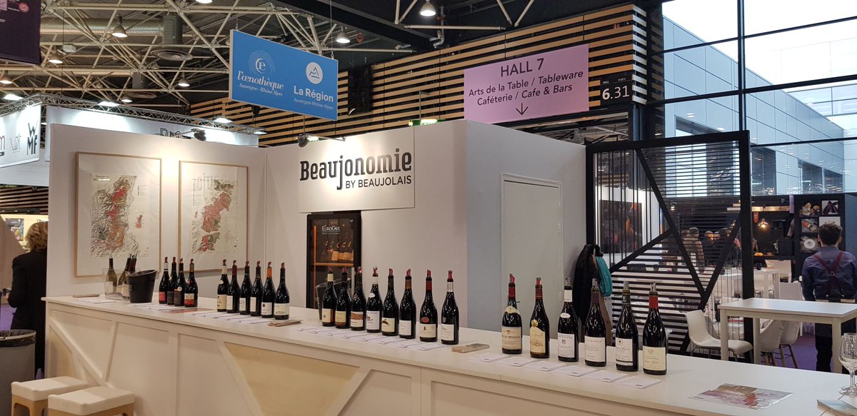 Les vins du #Beaujolais vous donnent rendez-vous au <a href="/sirha_lyon/">Sirha Food</a> pour découvrir la #Beaujonomie et les belles cuvées du vignoble ! #sirah2019