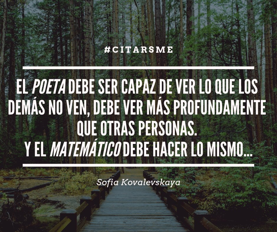 La #CitaRSME de esta semana nos habla de la profundidad de pensamiento de los matemáticos, ¿qué pensáis vosotros? #BoletinRSME