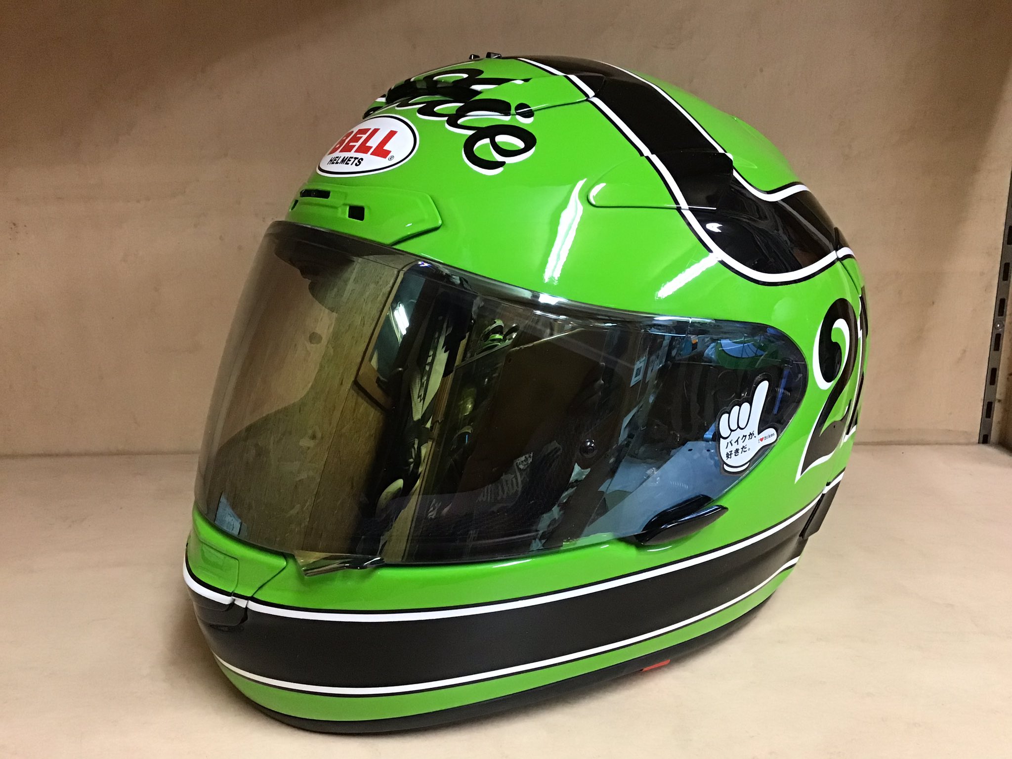 古い ショウエイ SHOEI エディローソン Eddie Lawson フルフェイス ヘルメット Mサイズ 89年?