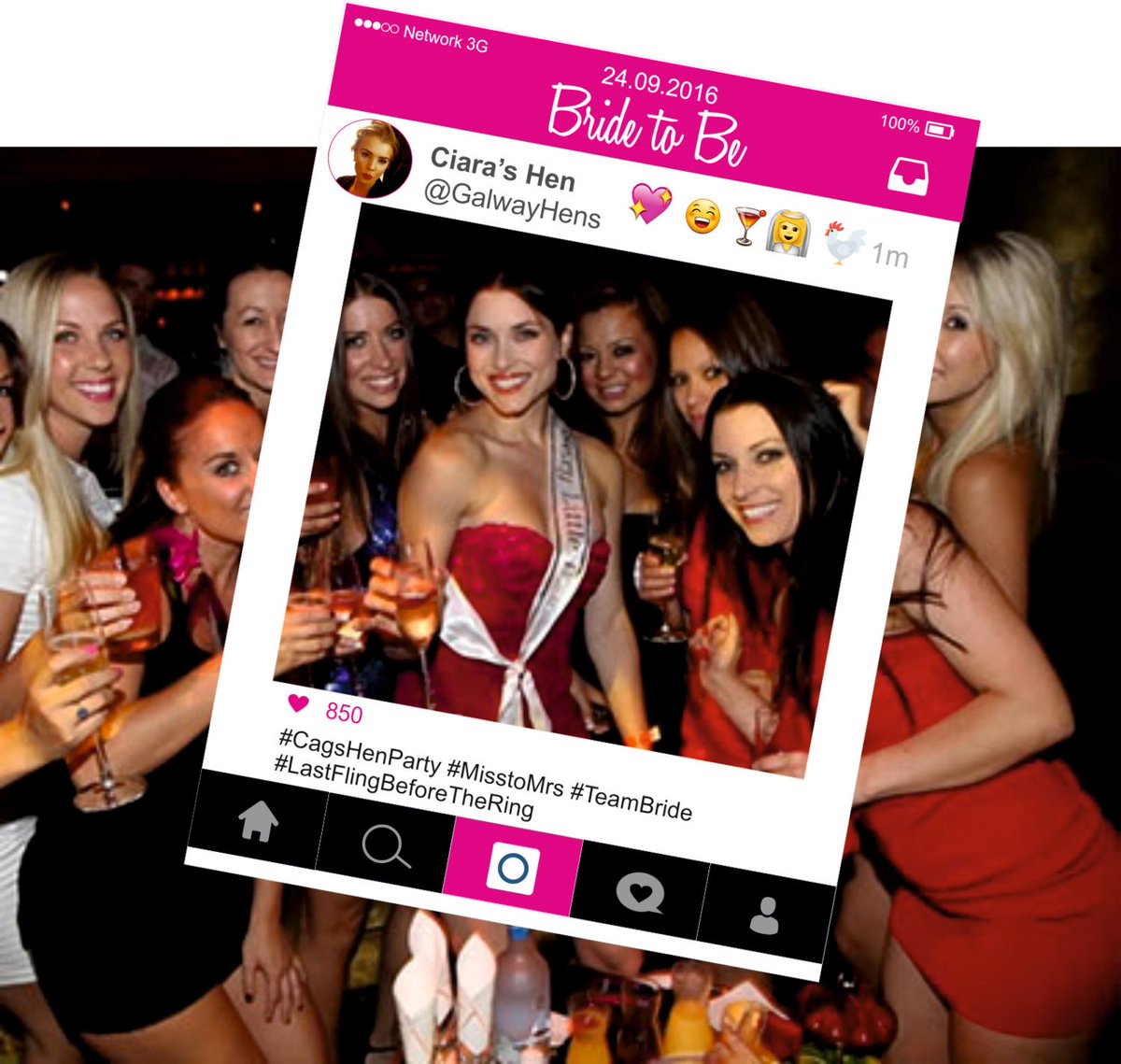 Thanks for the kind words! ★★★★★ "Excellent service and value for money." DEBBIE etsy.me/2Ro49N7 #etsy #weddings #decoration #pink #white #photoframe #photoprop #socialmediaframe #personalized #customized