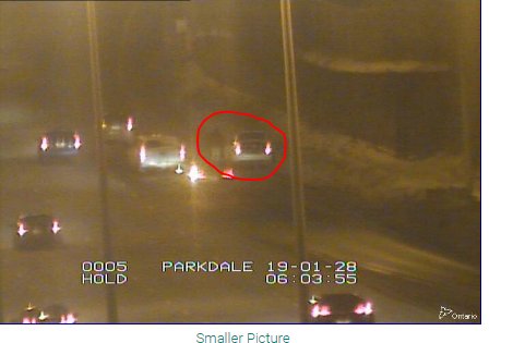 CFRAOttawa's tweet photo. STALLED CAR: 417 E/B at Parkdale.

#otttraffic https://t.co/QFK3g8e8BY