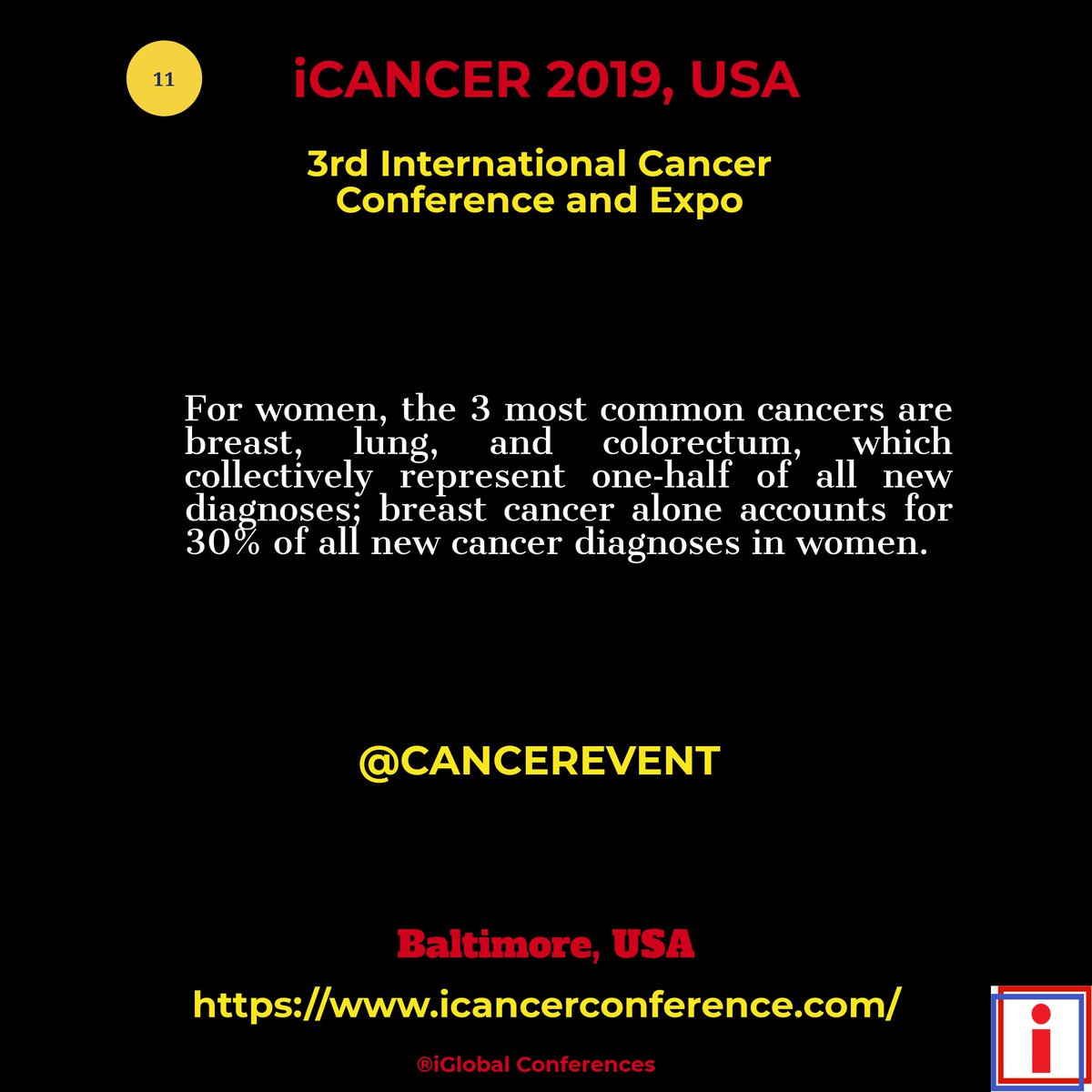 CANCEREVENT's tweet photo. #Facts and #Stats #Cancer
Join Us- #June 05- 07, 2019, #Baltimore, #USA.
Participate @CANCEREVENT
For More Info #Visit: https://t.co/51wHv9X0lc
#cure #oncology #cancerevent #prostate #healthcare #conference #treatment #lung #breastcancer #research #sponsor #patients #cancers https://t.co/RgvyreLXHE