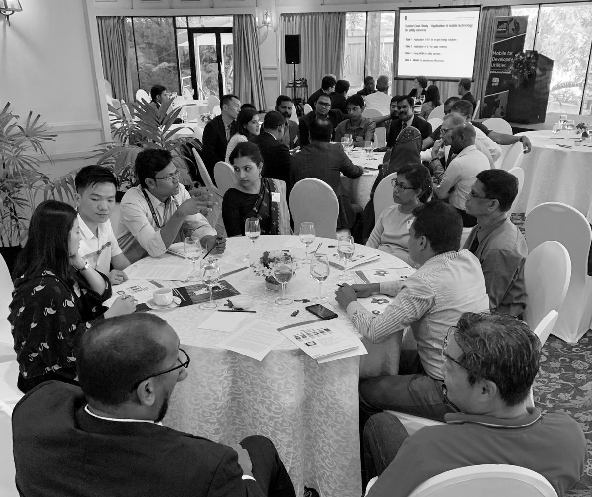 gfkkb's tweet image. Some take-aways from our #m4dutilities forum in Colombo last week. The forum focused on how mobile technology can be leveraged for more efficient utility service provision in APAC, with more than 60 participants from MNOs, state-owned utilities, start-ups &amp;amp; the wider ecosystem.