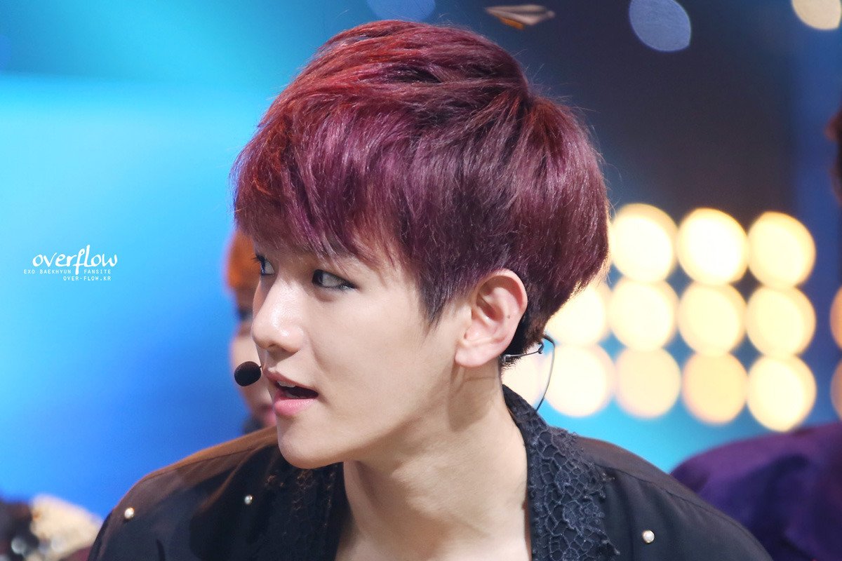 Baekhyun S Hair On Twitter Purple