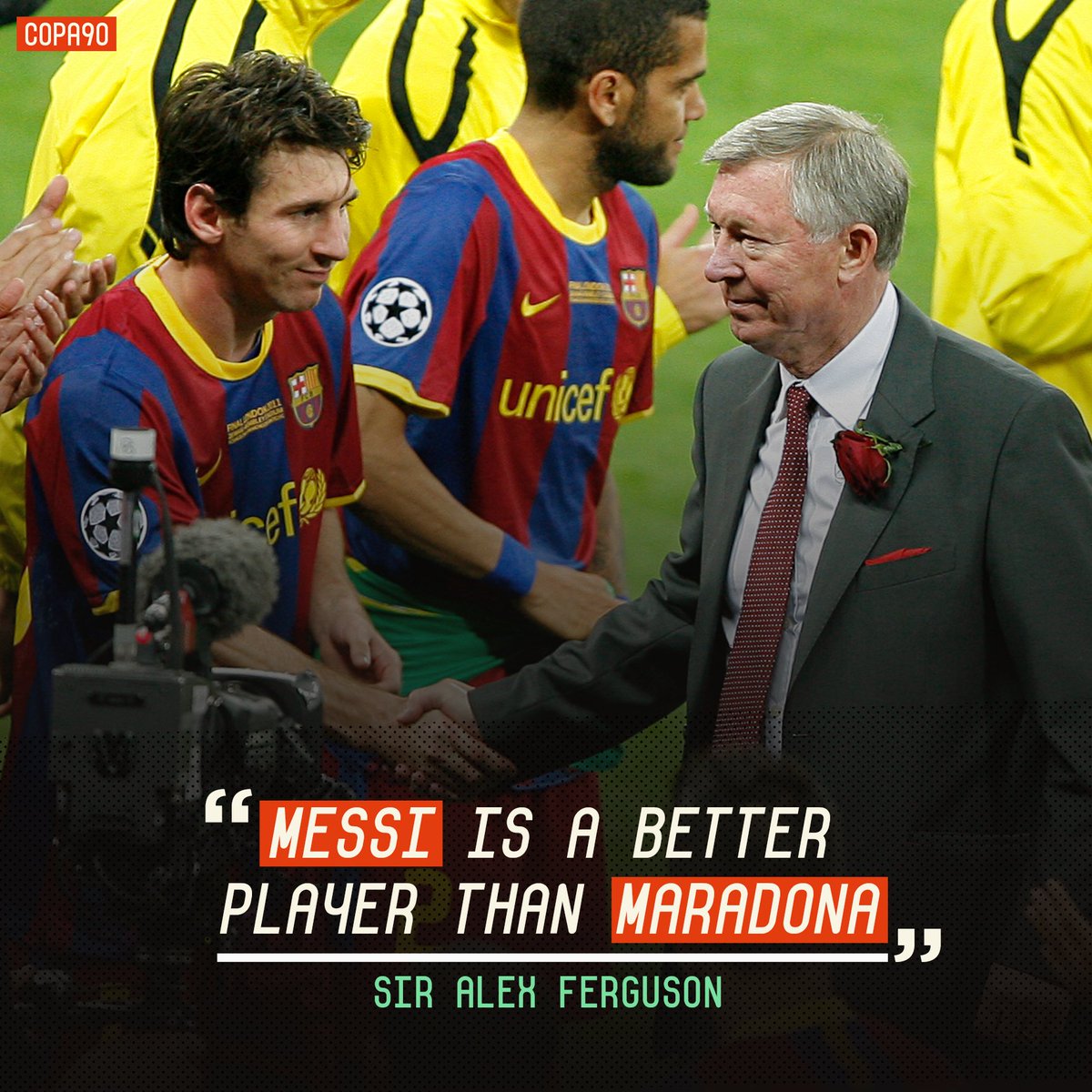 Image result for fergie on messi