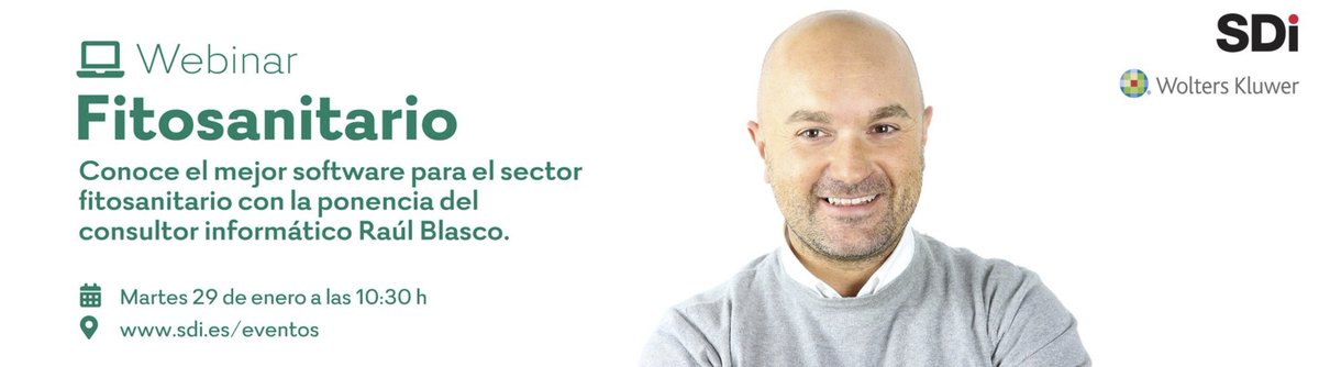 somos_sdi's tweet image. ¡¡Últimas plazas! ¡¡Todavía estás a tiempo!!
¿Quieres un programa de gestión completo y adaptado a tus necesidades?
💻 Webinar sector Fitosanitario
🗓️ Martes 29 de enero
⏰ 10:30h
 Apúntate 🔜 bit.ly/2MnqpFS 
#a3ERP #webinar @SDI_software @WoltersKluwerEs @WKPymes