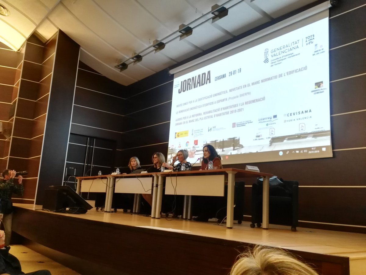 IMPULSE Interreg Med Programme (@impulsemed) on Twitter photo Today <a href="/ImpulseMed/">IMPULSE Interreg Med Programme</a> present at the conference on energy efficiency in buildings in <a href="/cevisama/">Cevisama</a> Valencia.Representatives of the Spanish Government & regional authorities report the latest developments in the regulations and financial aid planned for 2019 <a href="/Fundacion_IVE/">IVE | Instituto Valenciano de la Edificación</a>
@GVAhabitatge Today <a href="/ImpulseMed/">IMPULSE Interreg Med Programme</a> present at the conference on energy efficiency in buildings in <a href="/cevisama/">Cevisama</a> Valencia.Representatives of the Spanish Government & regional authorities report the latest developments in the regulations and financial aid planned for 2019 <a href="/Fundacion_IVE/">IVE | Instituto Valenciano de la Edificación</a>
@GVAhabitatge