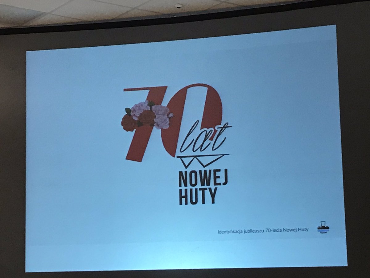 Logo na 70lecie Nowej Huty. #NowaHuta #70latNH