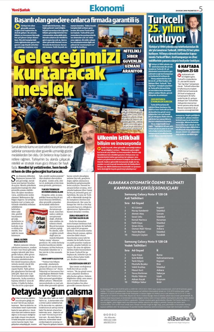 Basında #CyberCamp2019