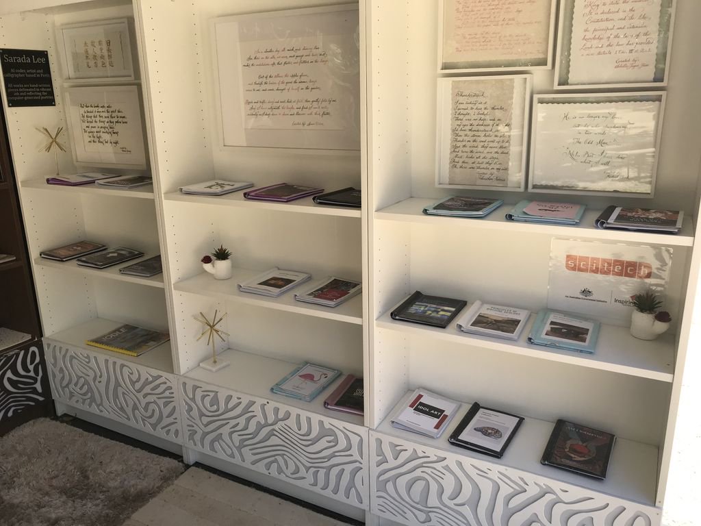 BitLitMachine's tweet image. Restocking the shelves with the latest machine generated books inspired by literature. Withering Tights
Grimy Tales
Pose Works
Wart Stars
Gore and Peas
and more
How will they compare to the human written notebooks? At the Pleasure Garden
#creativecoding #creativeai #fringeworld