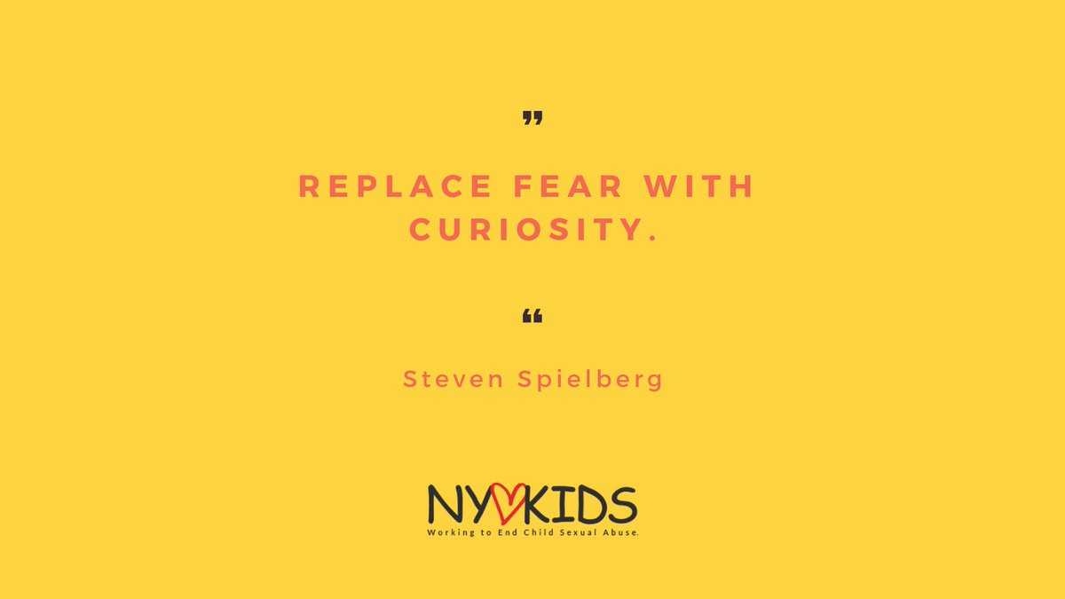 NYLovesKids's tweet image. Replace fear with curiosity. - Steven Spielberg 

#dreamBig #KeepCurious