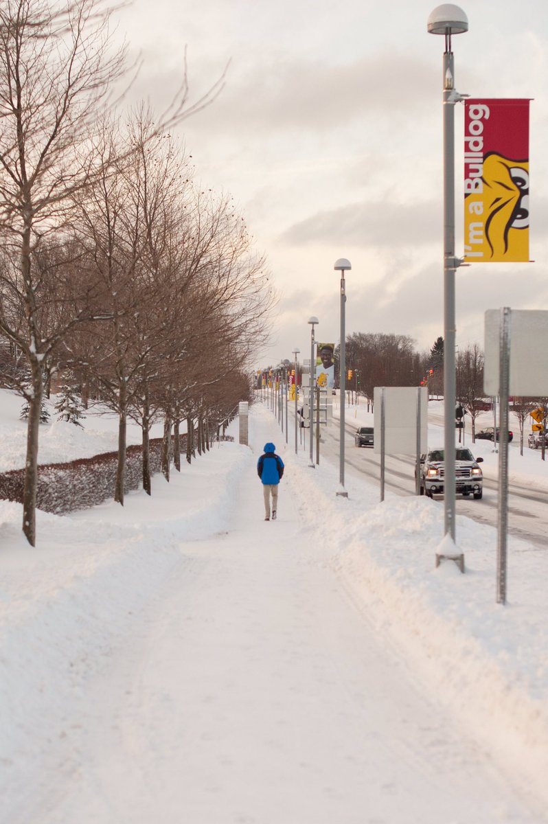 FSUDPS's tweet photo. It’s official! For the first time since 2013 main campus is closed for a snow day. 

Here is a look back on what that day looked like 6 years ago. 

Enjoy your day off, Dawgs!! https://t.co/51Xm1H3UWg
