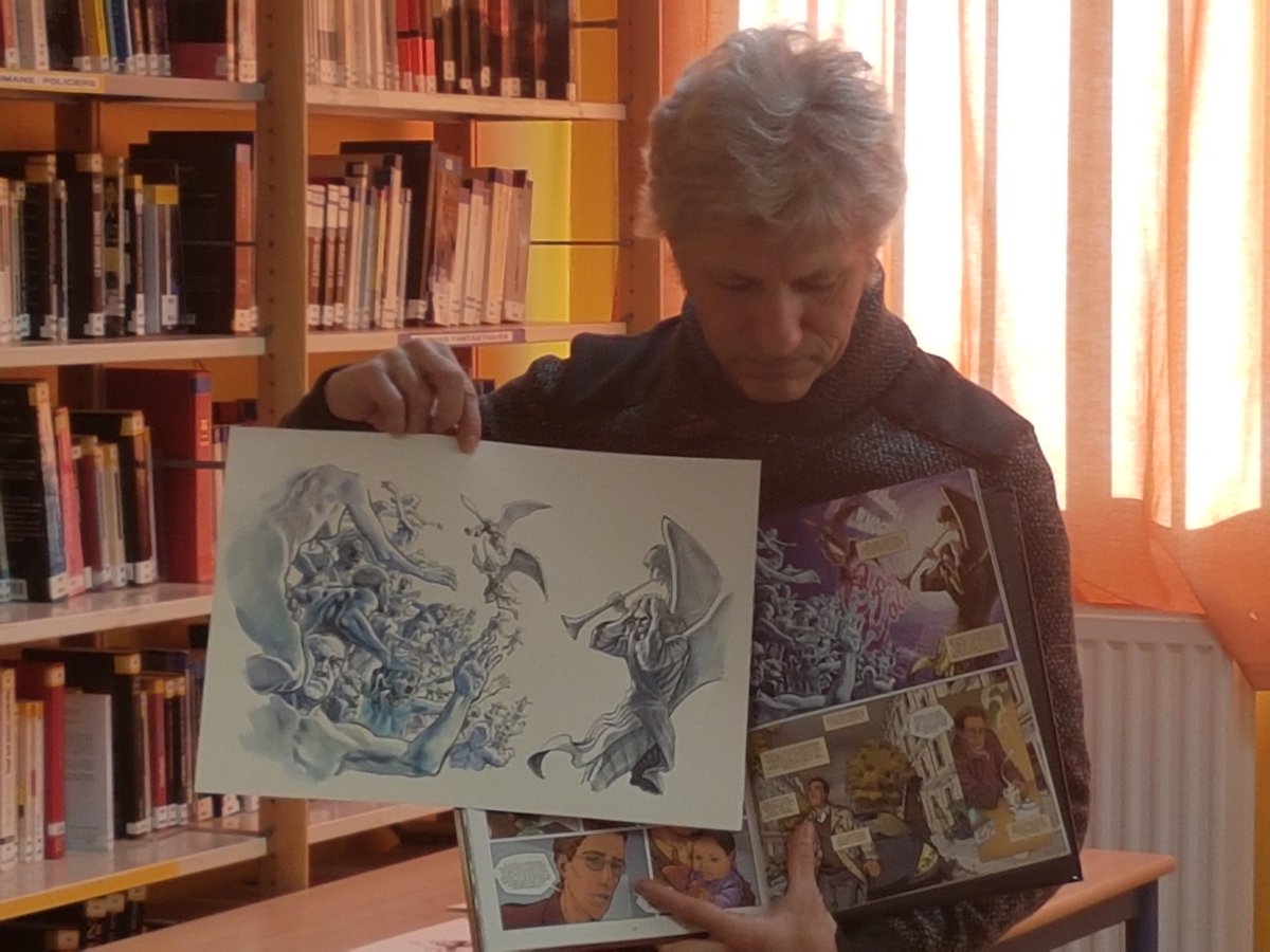 CDILangevin13's tweet photo. Retour sur les Journées du Livre les 17 et 18 janvier derniers avec : Danielle Vioux, René Frégni, Yann Madé et Pierre Taranzano https://t.co/GyVYF4hBXW