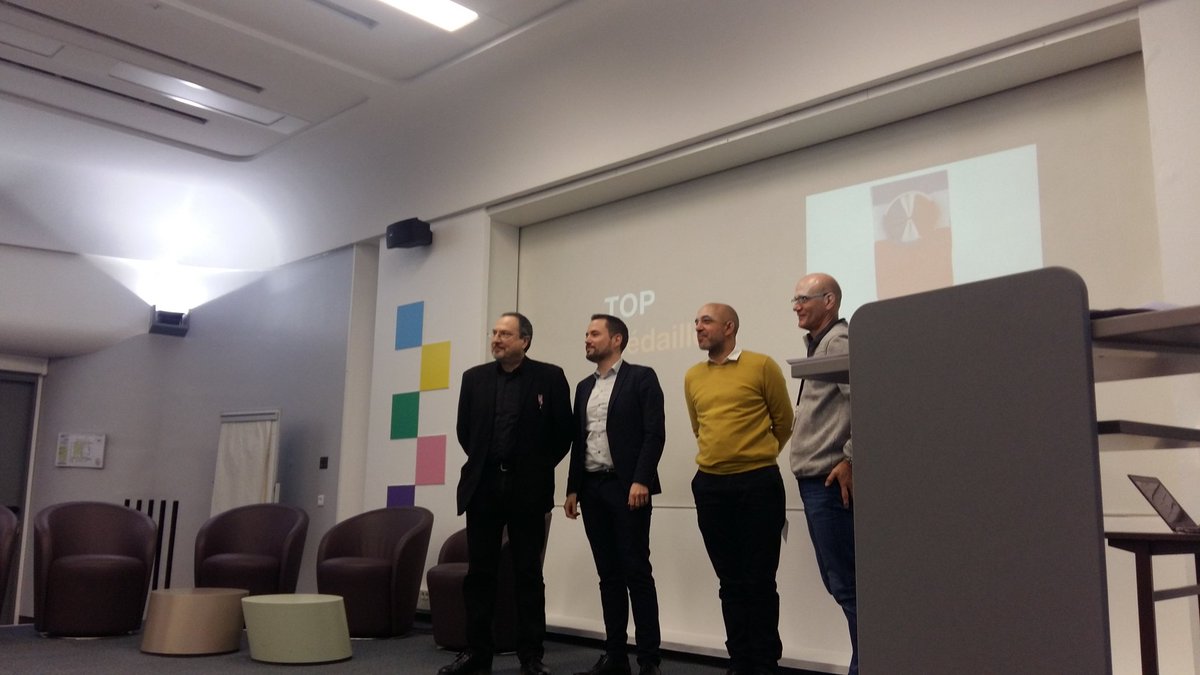 Super moment de partage valorisant nos collaborateurs d'Orange #UISO de la médaille du travail et des actions exceptionnelles menées pendant l'année 2018, nos tops de l'année. Un grand merci à eux. <a href="/olivierdefosse/">Olivier Defosse</a> <a href="/Freesh33/">Saunier</a> <a href="/BSabotier/">Brigitte SABOTIER</a> <a href="/ArduinEric/">Eric Arduin</a>