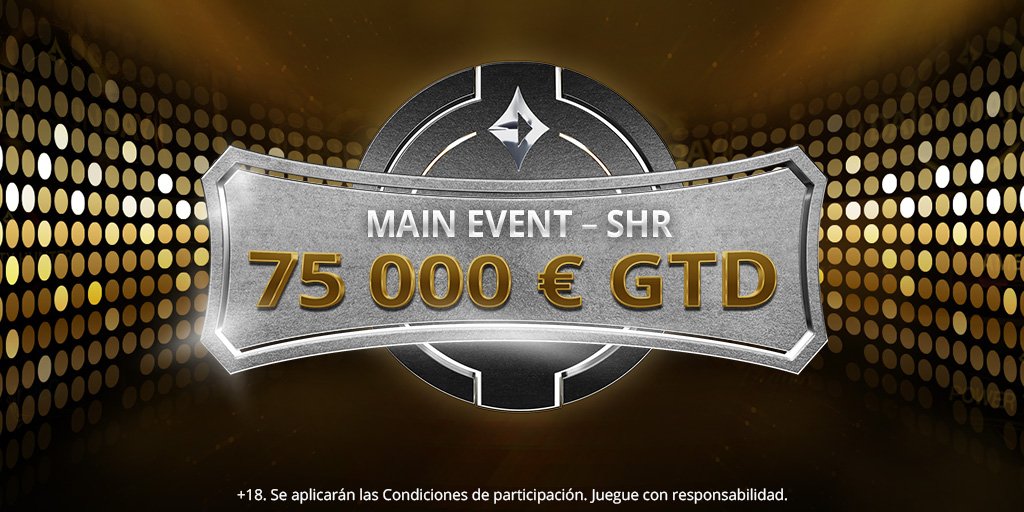 PartyPokerEs's tweet photo. ¡Estamos tirando la casa 🏠 por la ventana! Otros 2 Main Events DIA 1 para la jugada final de 💶 75.000€ HOY a las 18:00 y 20:30 – Apúntate ya en https://t.co/OCPYxKEOSH - 🔞. Aplican Cond. Juego responsable. @elkypoker #FelizLunes #PokerEnLinea #PokerOnline #PokerEspaña #Poker https://t.co/eoOOC9m60l