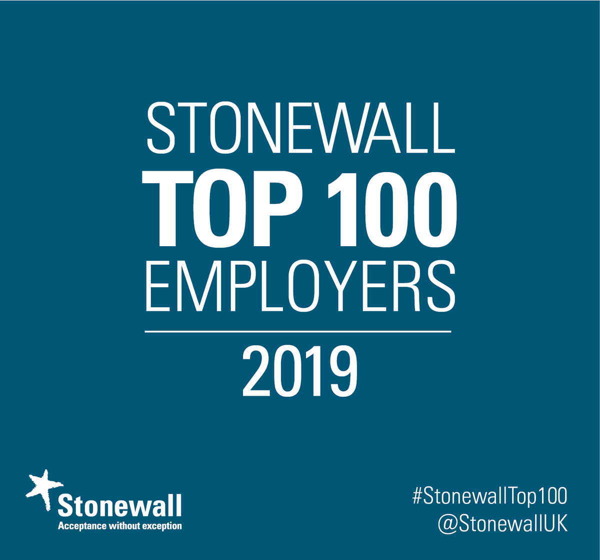 stonewalluk's tweet photo. Today marks the launch of the 2019 #StonewallTop100, our list of the UK's Top 100 most #LGBT inclusive employers, and with 445 entrants, our most competitive ever! https://t.co/Xo8tjfh58T https://t.co/jWlcaaGedc