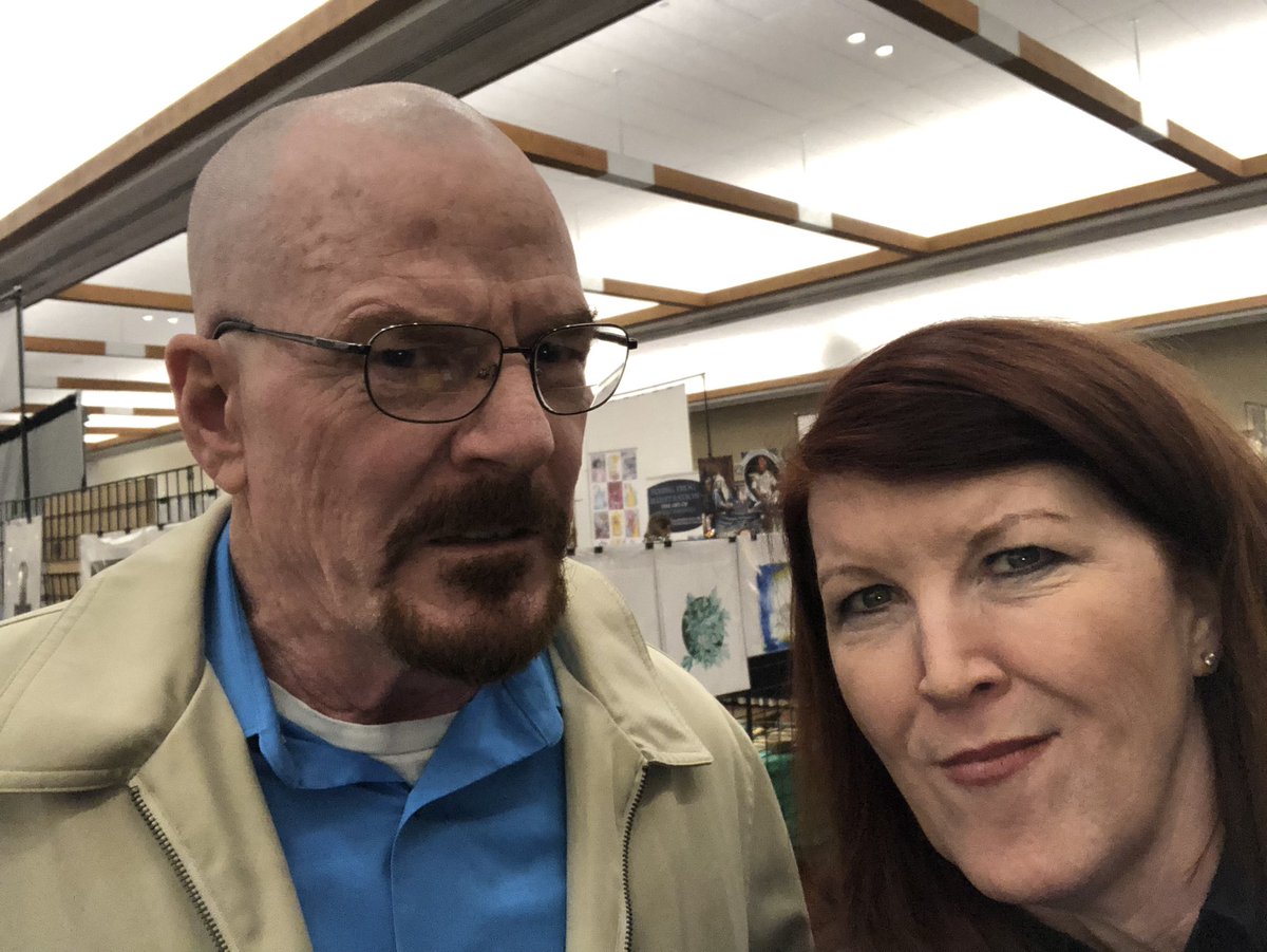 KateFlannery's tweet photo. He’s (not) the danger. #fakewalterwhite #breakingbadtour @BreakingBadtour @BreakingBad_AMC https://t.co/GG8ie1F4Y9