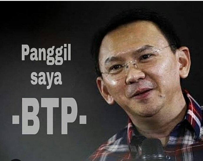 dadic2's tweet image. Panggil saya BTP
#BTP
#projo 
#1periodeLagi 
#jokowi
#ruhutsitompul