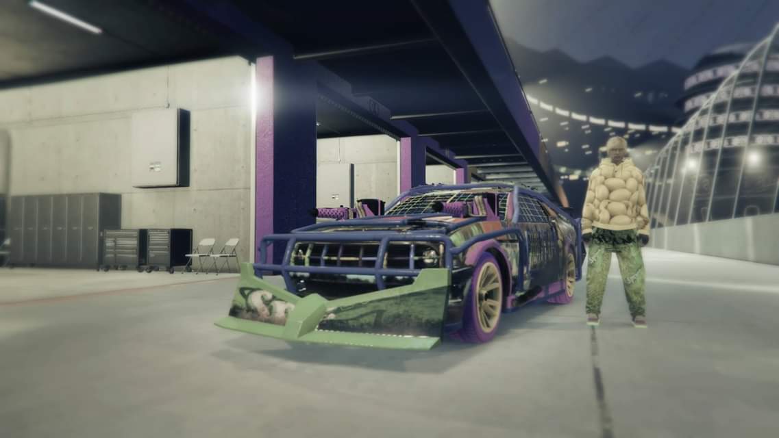 CrewRaze's tweet photo. Custom Dominator 

#GTAOnline #Arenawars 
#RockstarGames 
@RockstarGames https://t.co/lO5NFz20m6