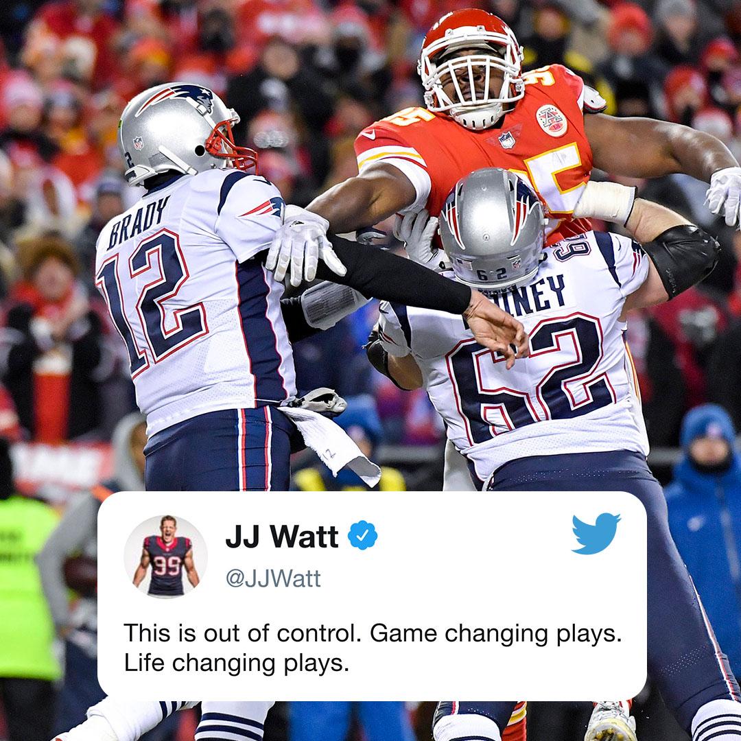 SportsCenter's tweet photo. Big names in the sports world weighed in on the controversial calls in the Conference Championship games 👀 https://t.co/bKvyY75m7a