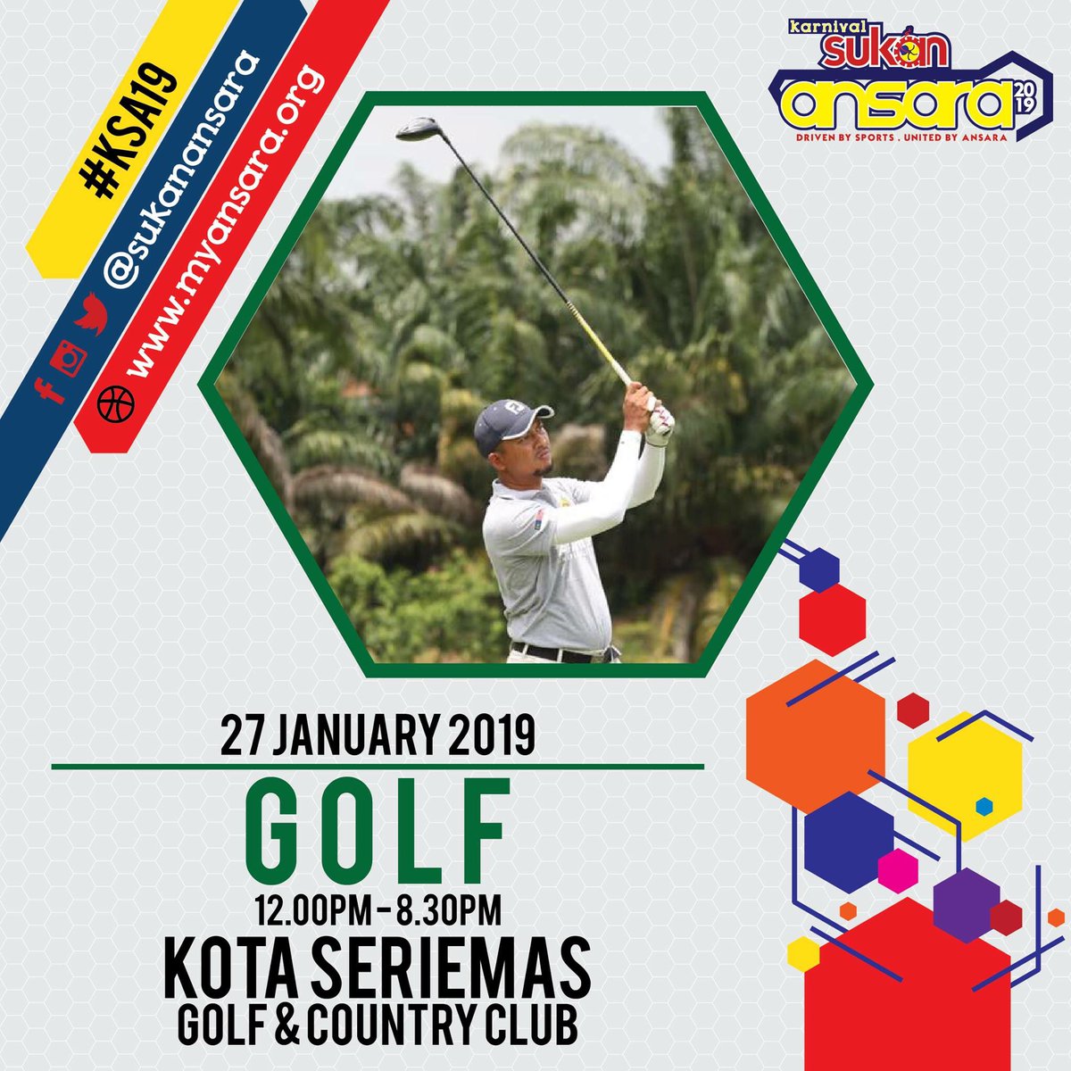 sukanansara's tweet photo. [P E R H A T I A N]

Berikut adalah maklumat untuk acara KSA19 yang bemula minggu ini.

#KSA19 #DrivenbySportsUnitedbyANSARA #UnlockingThePotential #1UnitedANSARA https://t.co/wVKFRtBzap