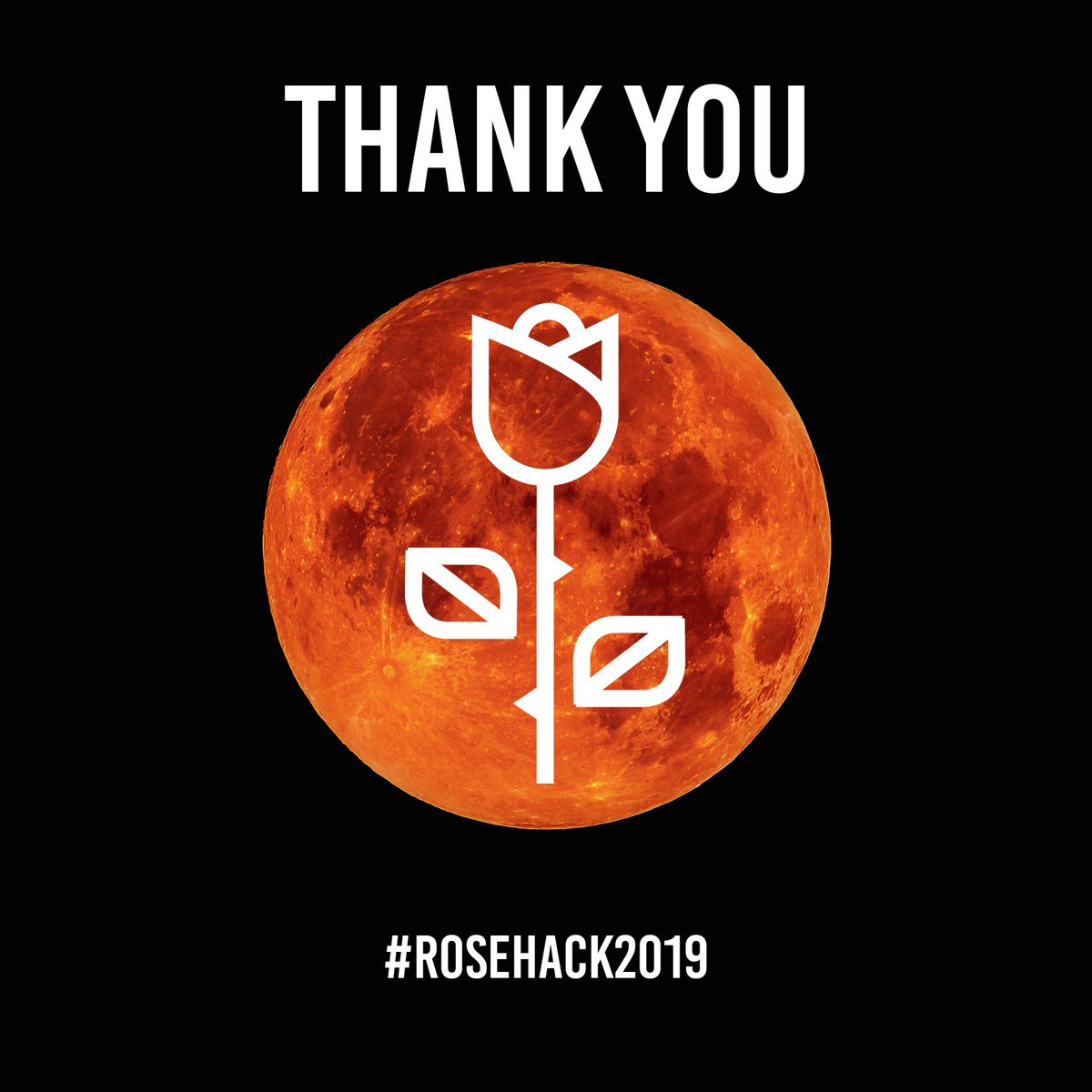 rosehackucr's tweet photo. Rose Hack would not have been possible without your support! We would like to thank participants, sponsors, judges, volunteers, and everyone else who made #RoseHack2019 a reality! 🌹

To conclude our event, we can celebrate by viewing tonight’s blood moon together! (Peaks at 9PM) https://t.co/1dXZfAu0Xa