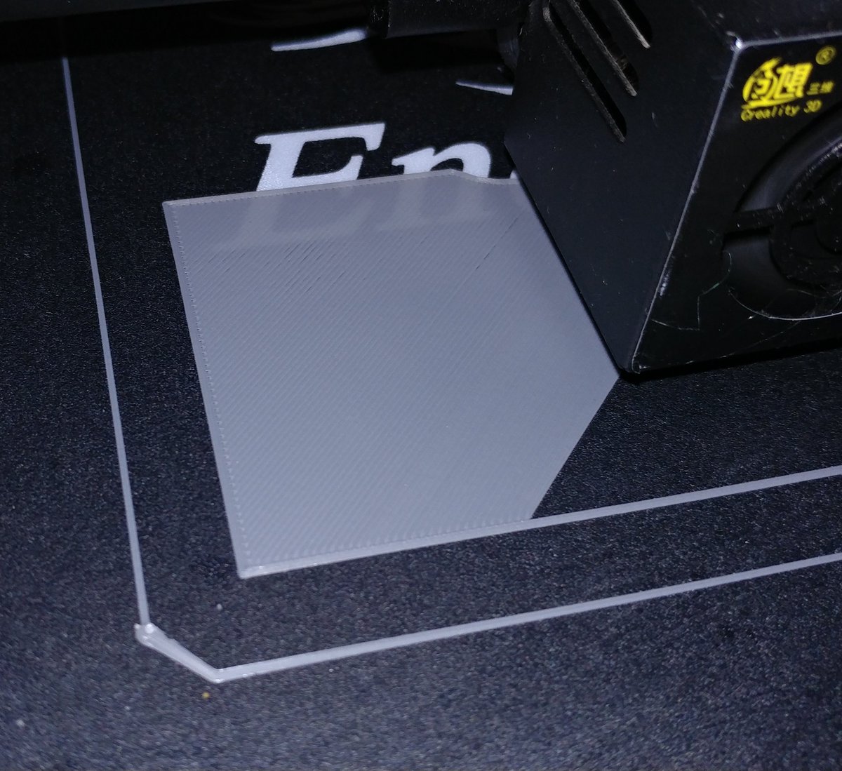 nerys's tweet image. I had forgotten just how sexy a first layer esun&apos;s pla Pro could lay down :-) @esun3dfilament @Creality3dprint CR-20 #firstlayer