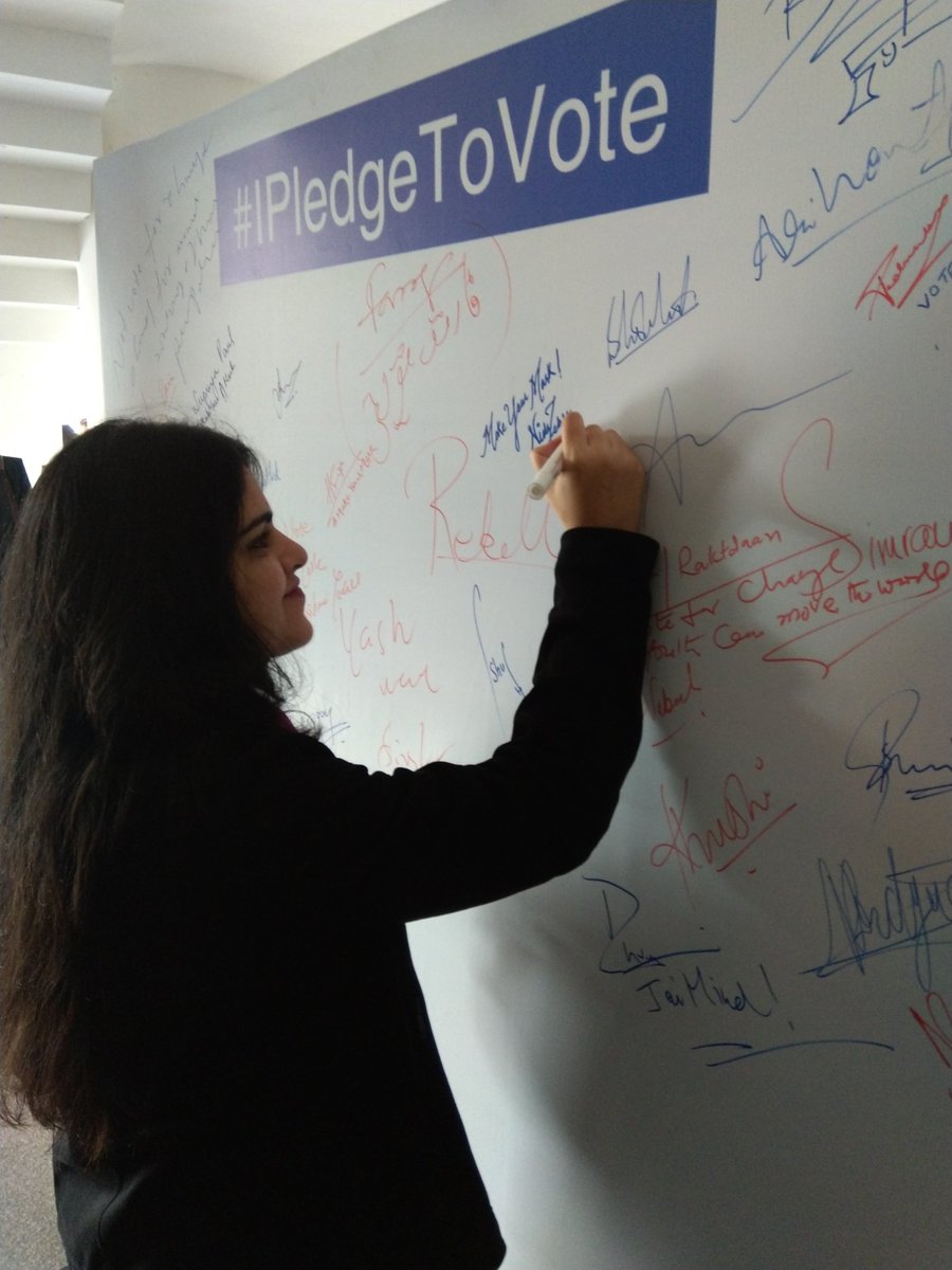 mitra1on1's tweet photo. #iPledgeToVote  
#MakeYourMark 
We are at " The Citizens Townhall "

Where are you ? 
@NDTVElections @electionaffairs https://t.co/ysSvsruKkF