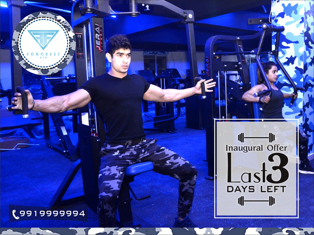 ForcefitG's tweet photo. This Winter let your Calories feel the Heat‼️ 
Simply Burn them at 💪 ForceFit Gym 💪 
Last 3 Days left for our Inaugual Offer, don't miss the Chance to Avail the Bene"FIT"

Call us at 9919999994
#fitnessmotivation #gym #workout #fitindia https://t.co/MdPW5LveDF