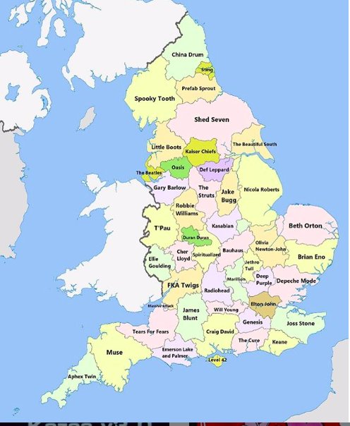 Excellent cartology! #duranduran #UK