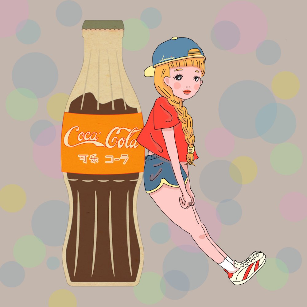 𝕔𝕙𝕒𝕟𝕞𝕚𝕠 21 1 19 Coca Cola Girl She Loves Cola And Sporty Outfits As U Can See Cola Cocacola コーラ Illust Illustrator Girl イラスト イラストレーター 可乐 可口可乐 T Co Icqav8m4lq