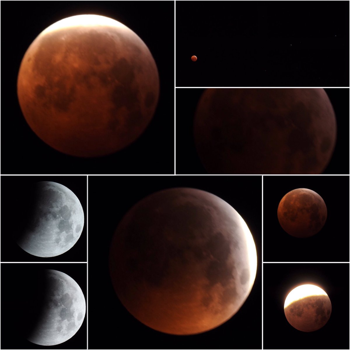 Inolvidable... #EclipseLunar #yourESA #cielosESA #superlluna #eclipsi #supermooneclipse