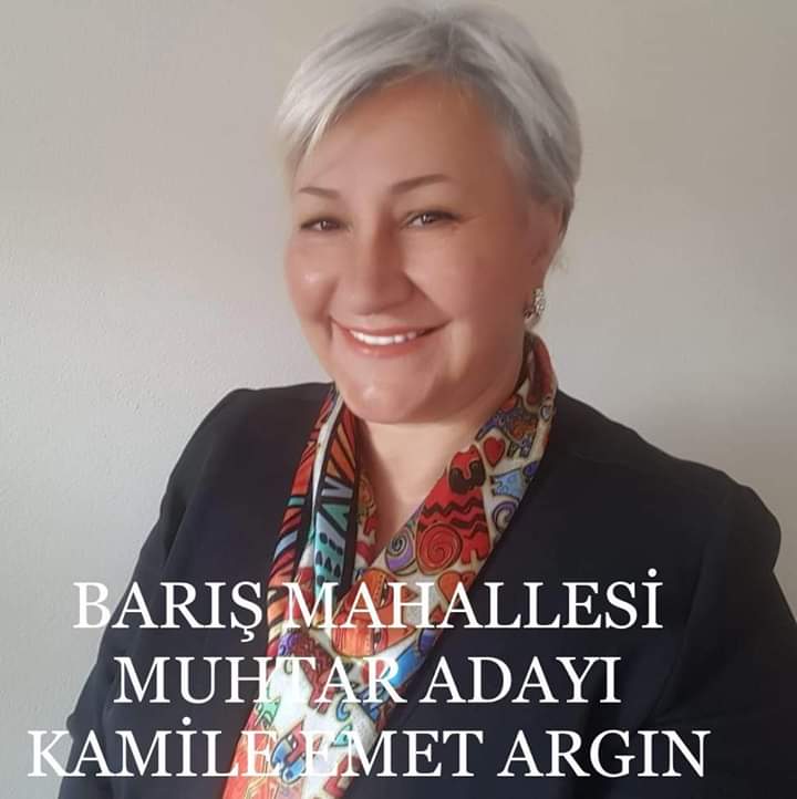 BARIS MAHALLESI MUHTAR ADAYI
 KAMILE EMET ARGIN.

Örnek bir mahalle için geliyoruz farkı birlikte yasaticaz. Ek iş değil tek iş bilinciyle projelerimize mahallelilerimizle birlikte imzamızı atıcaz.