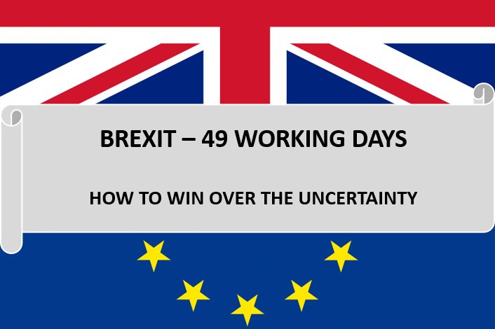 #Brexit – 49 working days until we leave #Plan #Review #Options Manage the change caused by the uncertainty #risk Don’t leave it to chance! #BrexitChaos Talk to us about conducting an economic assessment – protect against external factors/identify opportunities Tel: 01793 677575