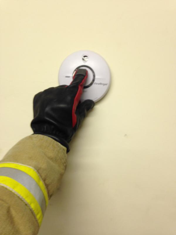 Press the test button on your smoke alarms regularly; it could just save you and your loved one’s lives #PressToTest
