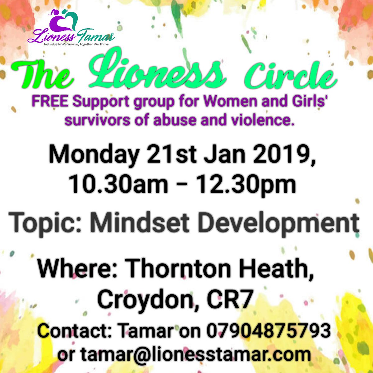 lionesscircle's tweet image. It’s Today! I&apos;m so honoured to be amongst my brilliant ladies, supporting each other to develop our #mindset #MondayMotivation #Mindsetdevelopment #womenempowerment #WomensHealth #womennetwork #womengroup #SurvivorMindset #SurvivorEmpowerment #DV #LionessCircle #LionessTamar #CR7