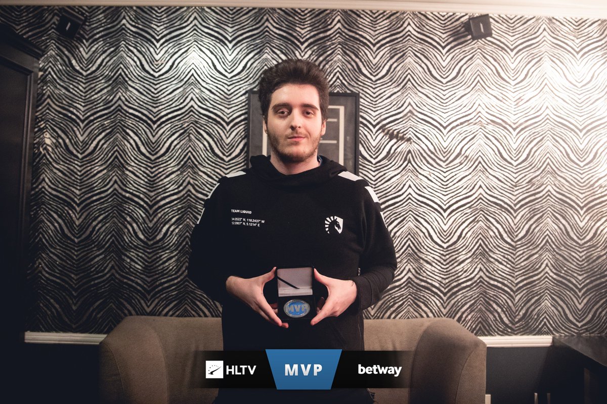 HLTVorg's tweet image. .@NAFFLY with the first HLTV x betway MVP award of 2019!

#IBPMasters!