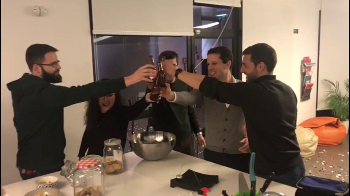 odysai's tweet photo. This is what happens when you join together a team of tech vikings to celebrate their monthly victories 🍻🏆!  https://t.co/BoJHfZX9ZC @ ODYSAI Sunset Party  #teambuilding #startup #odysai #results #performance #partyharder #docdigitizer https://t.co/x9PHLJlNnE