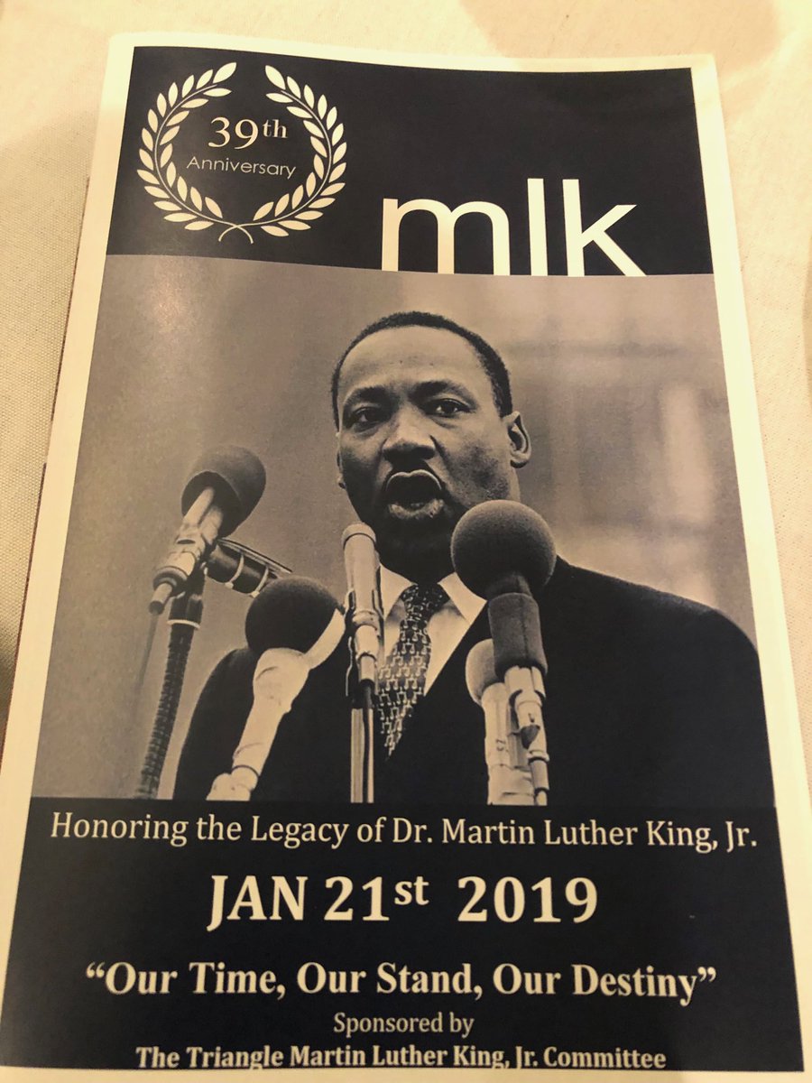 AColeGRCC's tweet photo. I look forward to the MLK, Jr. Triangle Interfaith Prayer Breakfast every year. #mlkdestiny @WRAL @raleighchamber https://t.co/g9P62yziLe