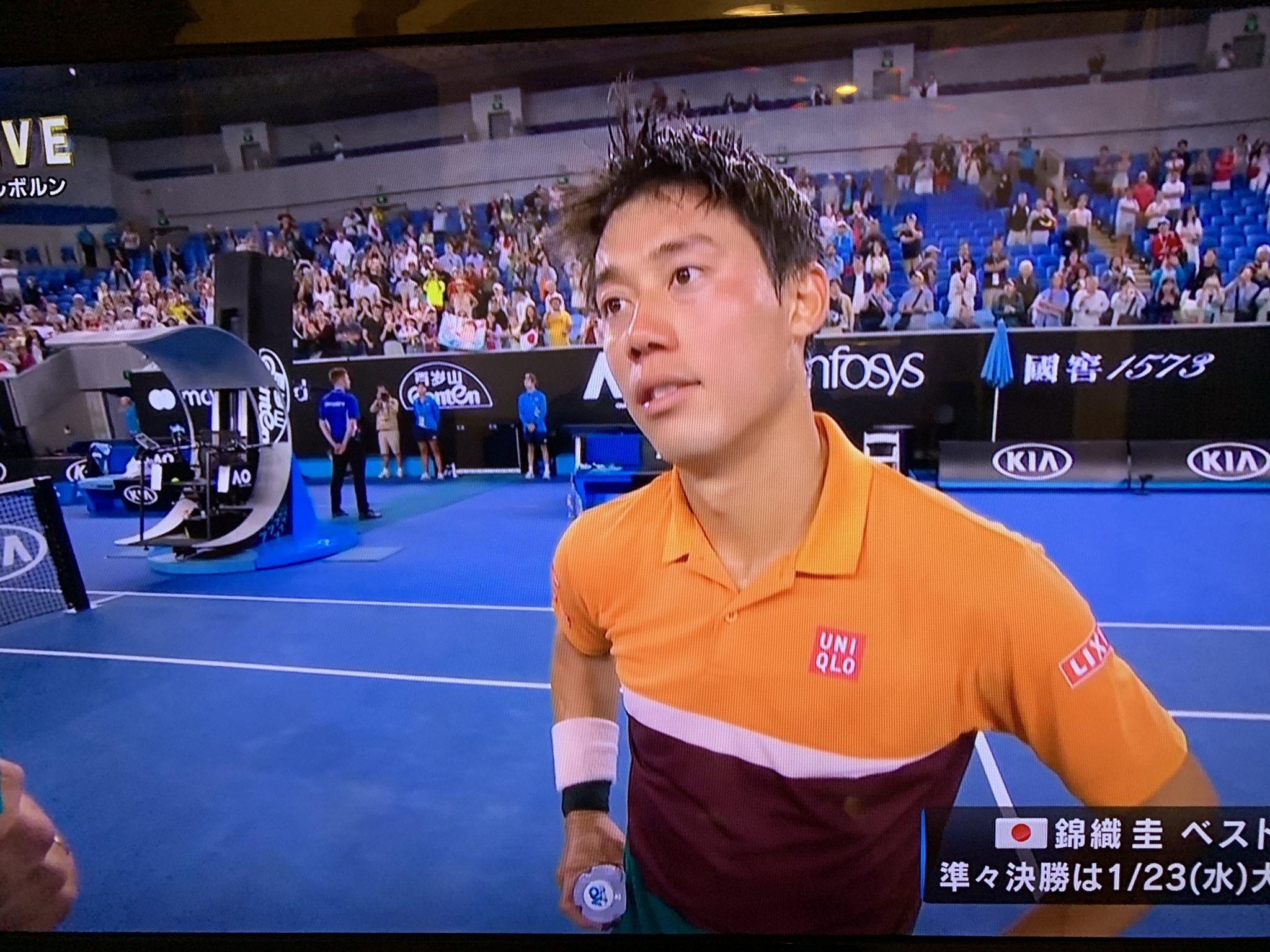 画像 What A Match なんて試合なんだ 錦織圭 おそるべし チャンコーチの目が潤んでいる Keinishikori N まとめダネ