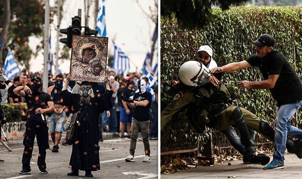 a_chaean's tweet photo. We have no right to comment about anyone else in the world when our home is just as torn and messed up as anywhere else. Bankruptcy, corruption, inequality, poverty, riots is what identifies us now, not democracy.

#humanrights #Greece #riot #democracy #Athens #Macedonia https://t.co/7kyNb6j7eD