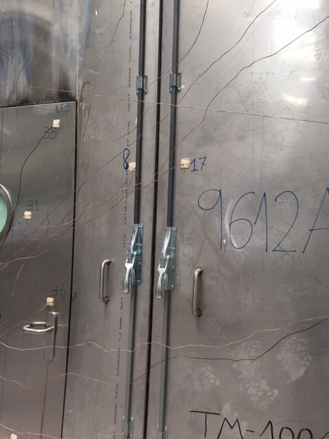 CimesaPuertas's tweet photo. Ensayo de Puerta de Acero Inoxidable Cortafuego EI2.120 de dos hojas, con peatonal y mirilla incorporada, medidas 3.650 x 3.650 mm, destinada a Salidas de Emergencia y a facilitar el Acceso de los vehículos de Urgencias desde el Túnel de Servicios Auxiliares #cortafuegopuerta https://t.co/jWtkUmNrFs
