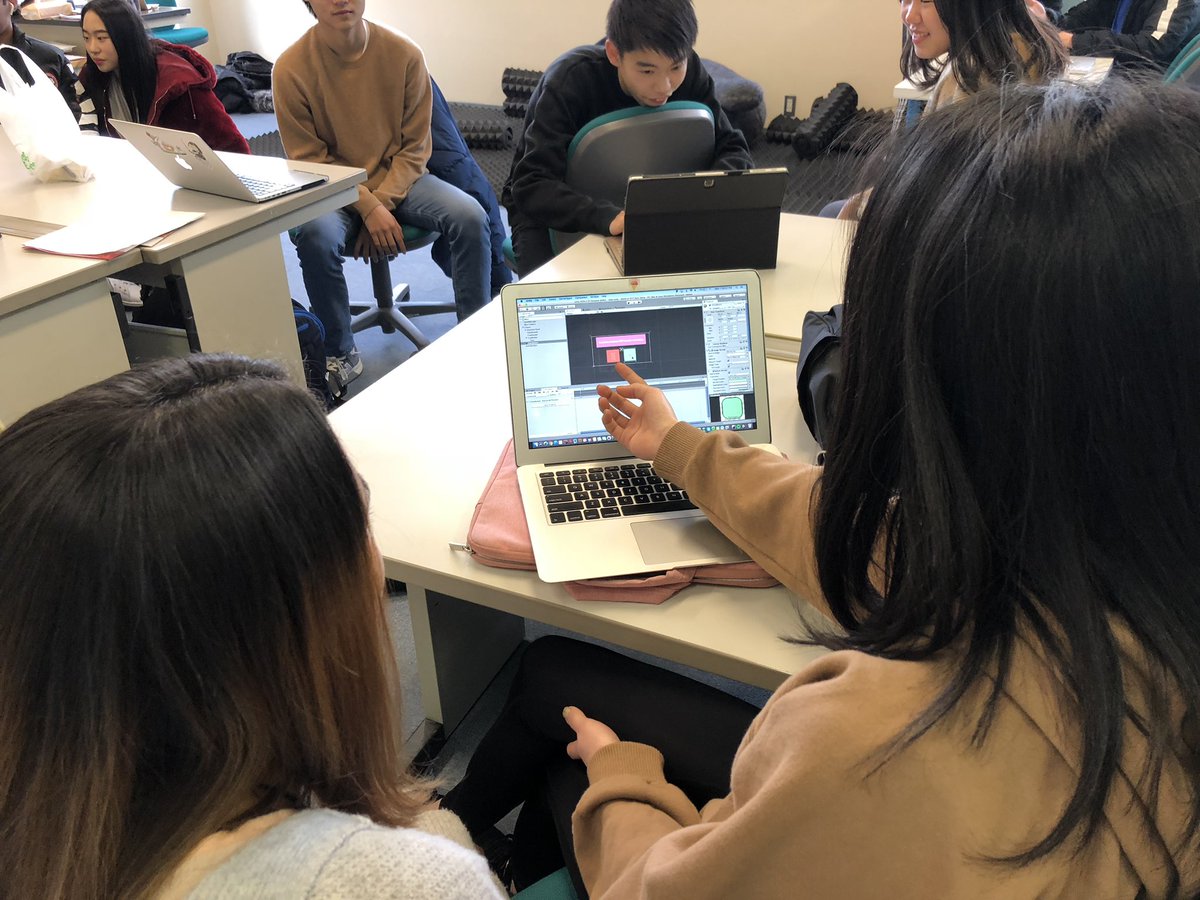 edtechlee's tweet photo. Super proud of the kids in Game Design as we are ending the semester. We had a mini-con to celebrate achievements and commiserate on coding failures. https://t.co/QClyn21wGh