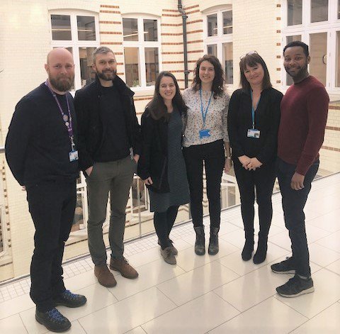 Ldn_ICHP's tweet photo. Fantastic to welcome @UCLPartners informatics team this morning, sharing on ways we can build on our #AHSN network to use data across the health sector #BusinessIntellgence #HealthData https://t.co/WXHyxJQ3GS